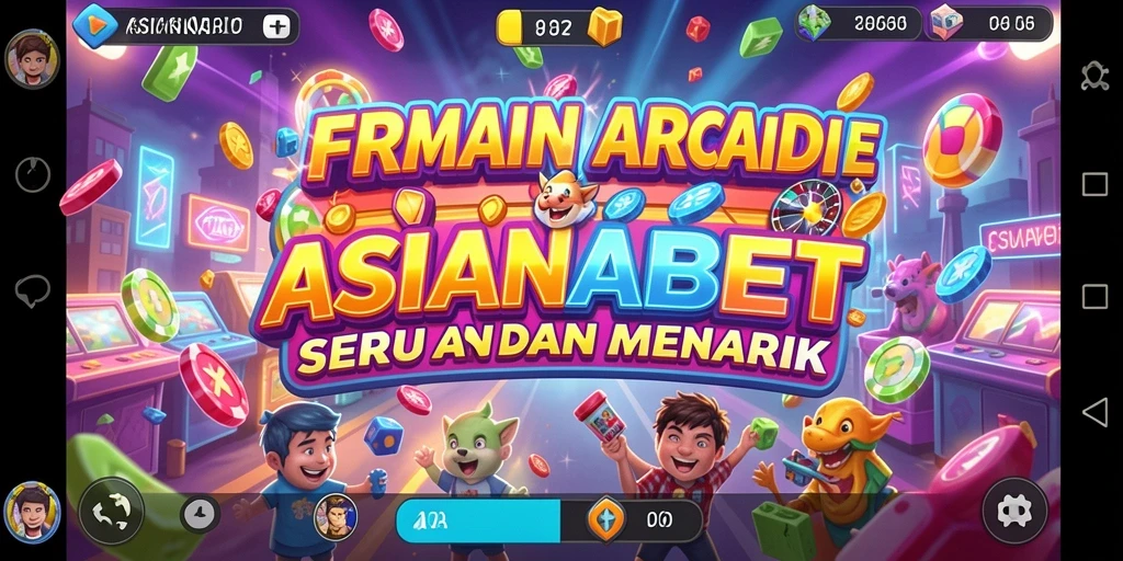 Tampilan gameplay ASIANABET yang penuh warna dan menantang.