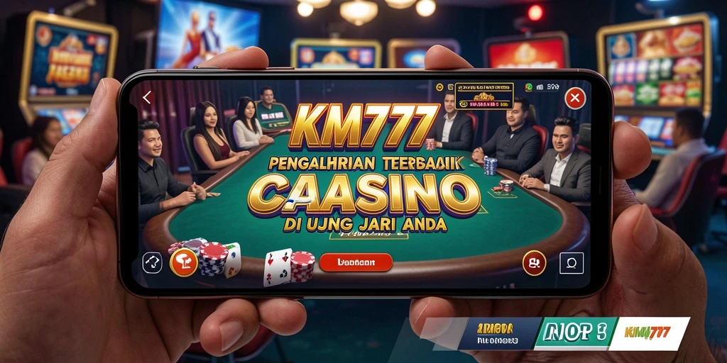 Tampilan gameplay Live Casino yang menarik dan interaktif di KM777.