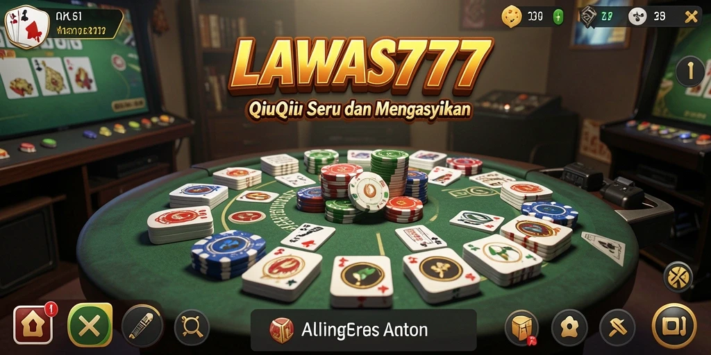 Tampilan gameplay QiuQiu yang seru dan interaktif.