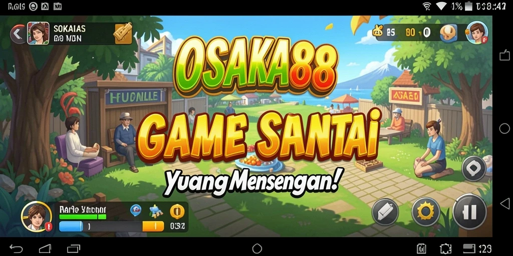 Tampilan gameplay OSAKA88 yang ceria dan interaktif.