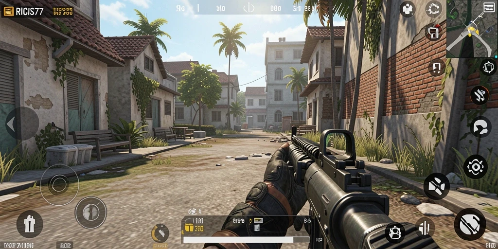 Tampilan gameplay menarik dari RICIS77 yang penuh aksi.