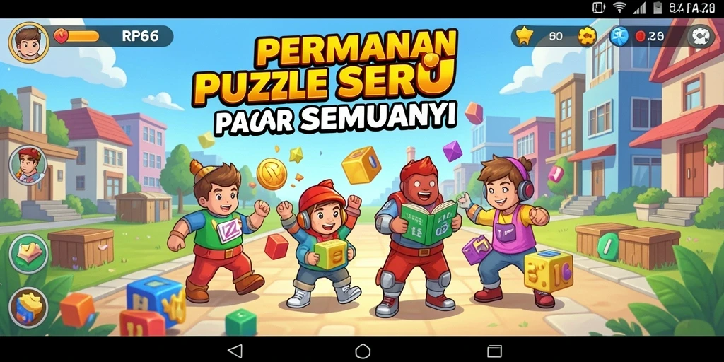 Tampilan menarik gameplay RP66 dengan berbagai teka-teki.