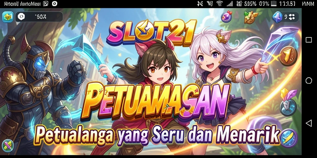 Tampilan menarik dari gameplay Anime di SLOT21 yang penuh warna.
