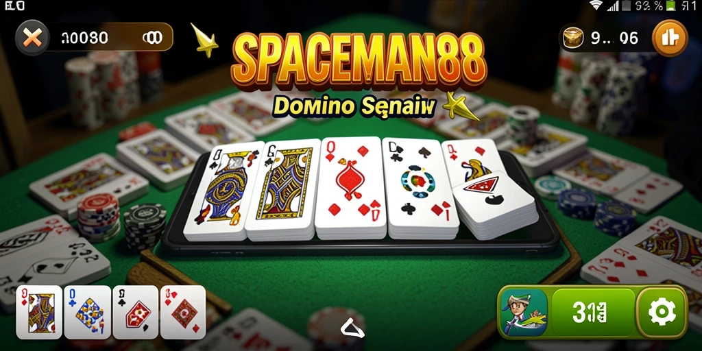 Tampilan gameplay SPACEMAN88 yang menarik dan interaktif.