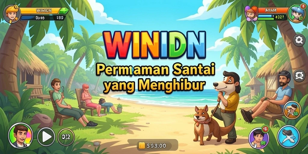 Screenshot WINIDN menampilkan gameplay yang ceria dan menghibur.